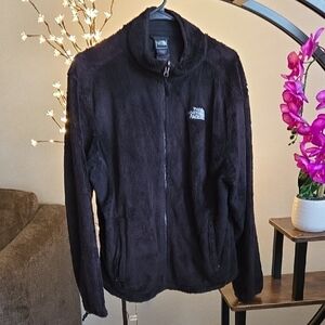 The North Face Black full Zip Fleece Jacket XL
